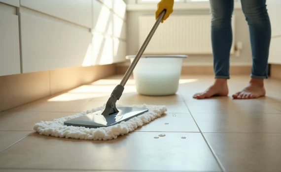 How to Mop Porcelain Tile Floors