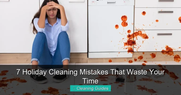 7 Holiday Cleaning Mistakes That Waste Your Time