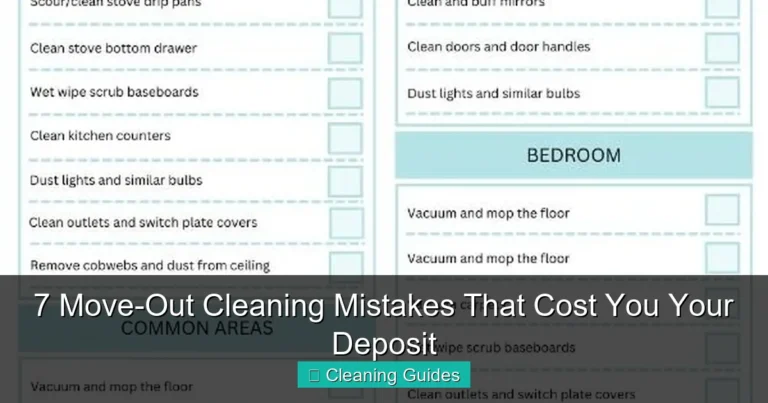 7 Move-Out Cleaning Mistakes That Cost You Your Deposit