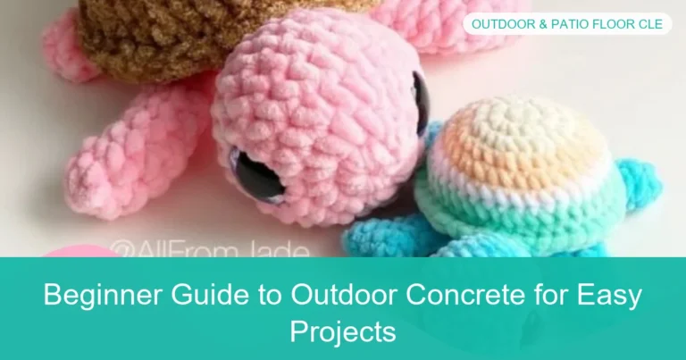 Complete visual guide to Beginner Guide to Outdoor Concrete for Easy Projects