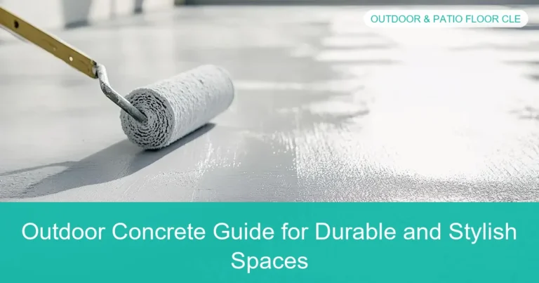 Complete visual guide to Outdoor Concrete Guide for Durable and Stylish Spaces