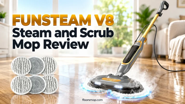 FUNSTEAM V8 Steam and Scrub Mop Review