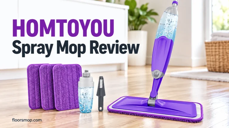 HOMTOYOU Spray Mop Review