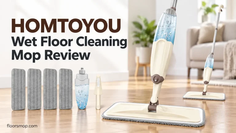 HOMTOYOU Wet Floor Cleaning Mop Review