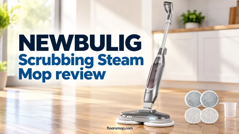 NEWBULIG Scrubbing Steam Mop Review