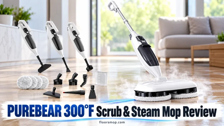 PUREBEAR 300°F Scrub & Steam Mop Review