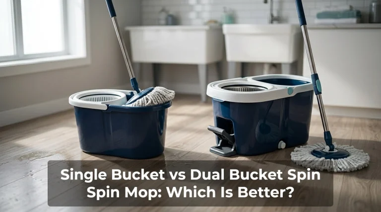 Single Bucket vs Dual Bucket Spin Mop