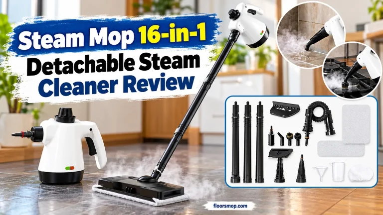 Steam Mop 16-in-1 Detachable Steam Cleaner Review