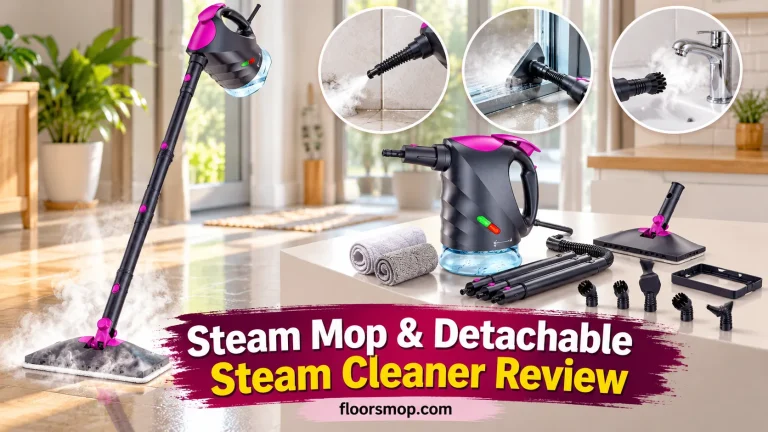 Steam Mop & Detachable Steam Cleaner Review