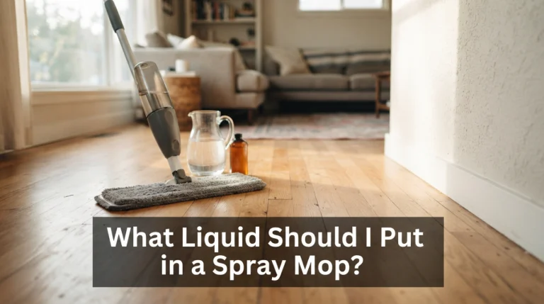 What Liquid Should I Put in a Spray Mop