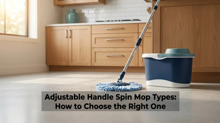 Adjustable Handle Spin Mop Types