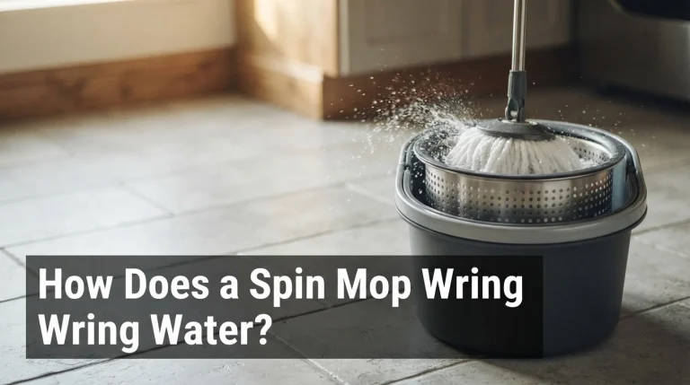 How Does a Spin Mop Wring Water