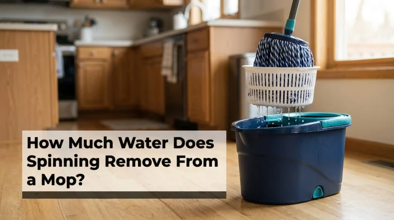 How Much Water Does Spinning Remove From a Mop