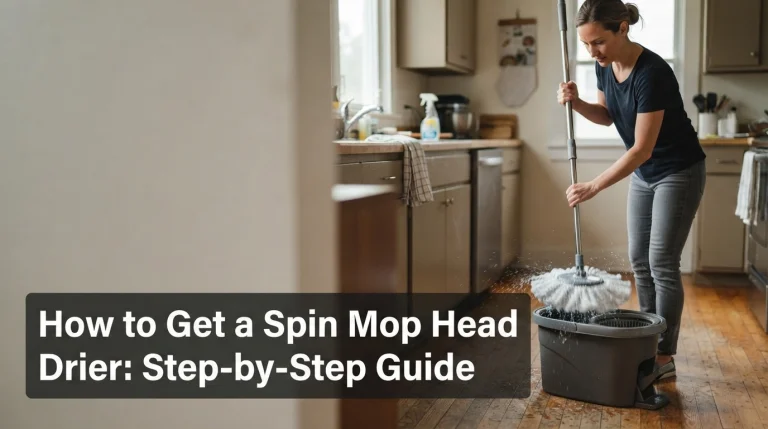 How to Get a Spin Mop Head Drier