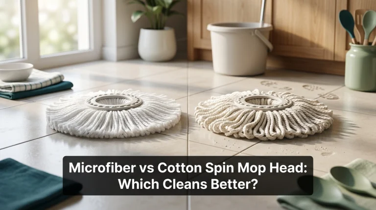 Microfiber vs Cotton Spin Mop Head Which Cleans Better
