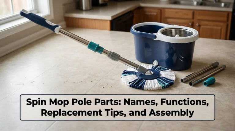 Spin Mop Pole Parts