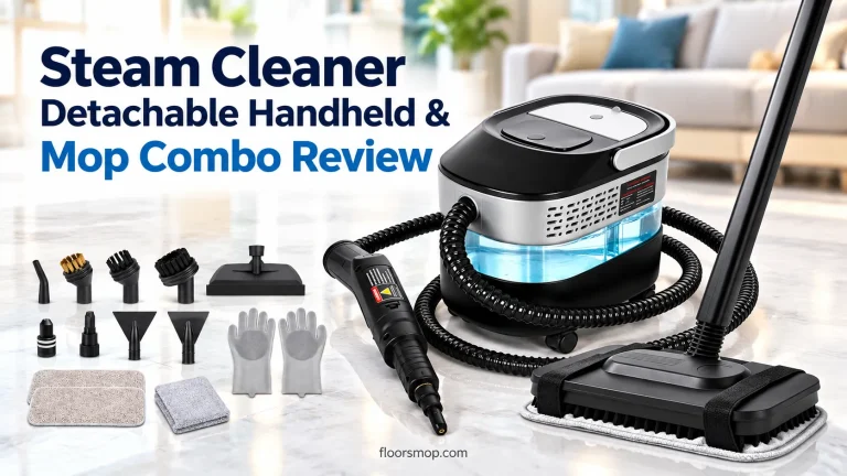 Steam Cleaner Detachable Handheld & Mop Combo Review